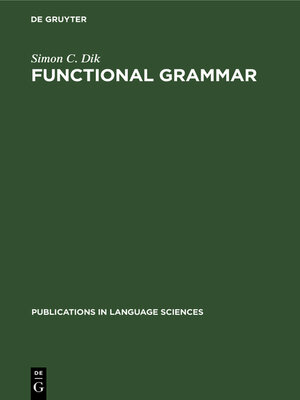 cover image of Functional Grammar